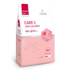 네츄럴랩 강아지 케어 유기농 기능성 사료, 피부/피모+알러지, 6kg, 1개