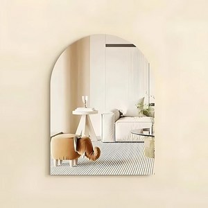 라두나 아크릴 부착식 거울 아치형, 투명