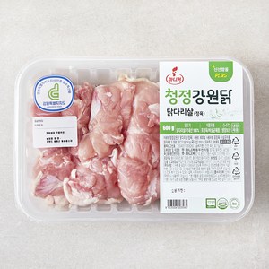 마니커 무항생제 인증 청정강원닭 닭다리살 (냉장), 1개, 600g