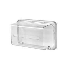 MEO 마그네틱 냉장고 전자레인지 부착 티슈 케이스, 화이트, 1개