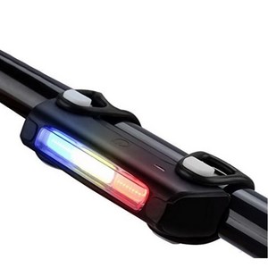 나이트큐브 USB충전 LED 자전거라이트 후미등 NR-01, 혼합색상, 1개