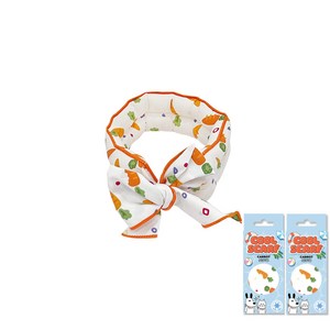 펫프닝 반려동물 강아지 스카프 산책용품 쁘띠스카프, 2개, 당근