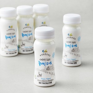 이담 산양우유 프로틴 플레인 요거트, 120ml, 5개