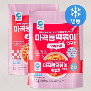 청정원 마곡동 떡볶이 연구소 모짜로제 (냉동), 365g, 2개