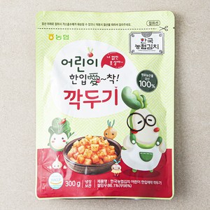 한국농협김치 어린이 한입애착 깍두기, 300g, 1개