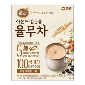 순작 아몬드 검은콩 율무차, 18g, 1개, 10개입