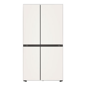 LG전자 디오스 오브제컬렉션 양문형 냉장고 방문설치, 베이지, S634BB35Q