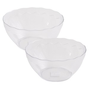가벼운 투명 내열 대용량 믹싱볼 2700ml, 2개, 단품