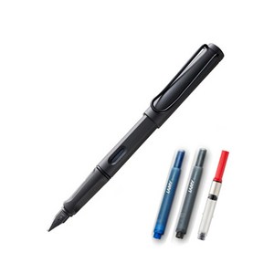 LAMY 사파리 만년필 컨버터 세트, EF, 만년필(엄브라), 케이스(랜덤발송), 1세트