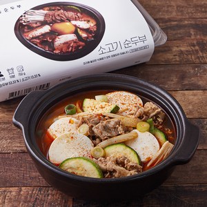 북창동순두부 소고기 순두부 밀키트, 750g, 1개