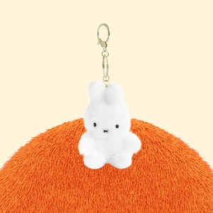 미피 SITTING 크리미 인형 키링, 12cm, 화이트, 1개