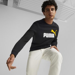 [PUMA]푸마_남성용_에센셜+ 2 COL 빅 로고 크루 FL_ESS+ 2 COL BIG LOGO CREW FL