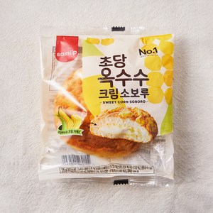 삼립 초당옥수수 크림소보루, 105g, 1개