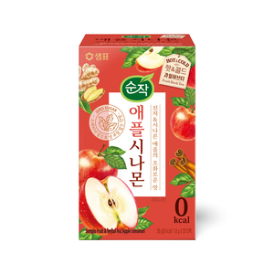 순작 애플시나몬 핫콜드 과일허브티, 1.8g, 20개입, 1개