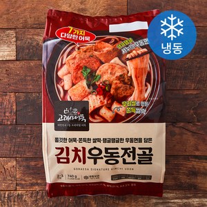 고래사어묵 김치우동전골 밀키트 (냉동), 740g, 1개