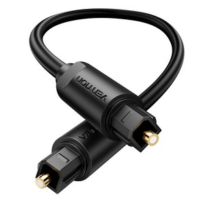 벤션 SPDIF Toslink 각대각 오디오 광케이블, 1개, 1m, 블랙