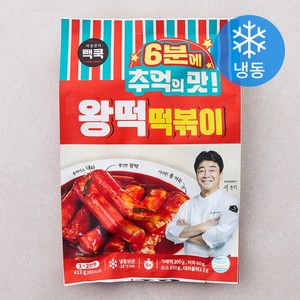 빽쿡 백종원 왕떡 떡볶이 (냉동), 413g, 1개