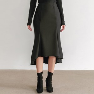 리올그 FLU FLARE LONG SKIRT DARK