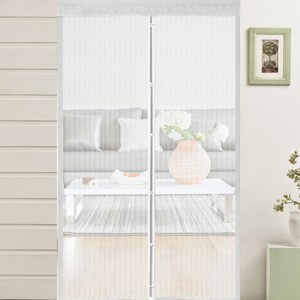 알뜨리 현관 방문 모기장 2p, 화이트