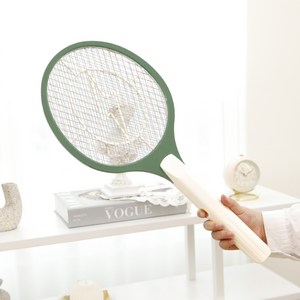 가쯔 벌레 퇴치 휴대용 스마트 전기모기채 2p, 그린