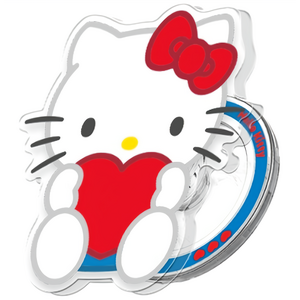 (정품)산리오 하트 투명 맥세이프 아이폰 갤럭시 호환 스마트톡+플레이트 세트, 하트_헬로키티, 1개