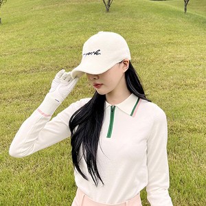 [MM스포츠]여성 겨울 가을 야구 볼캡 골프 모자, 아이보리