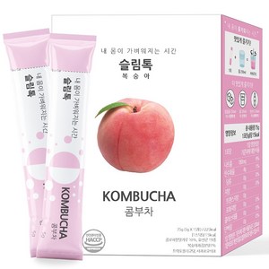 퓨어리턴 슬림톡 콤부차 복숭아 5g 유산균 사과초모식초 애플사이다비니거 효능, 15개입, 1개