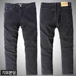 비브레이커스 겨울 기모 본딩 스판슬림핏(28~42) 블랙 데님 청바지 BN21타입0