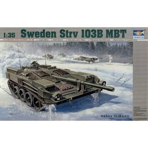 TRUMPETER TRU00309 Sweden Stv 103B MBT, 1개