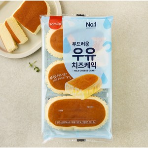 골든싸이]삼립_부드러운 우유 치즈케익 3개입 210g 5개 소비2일