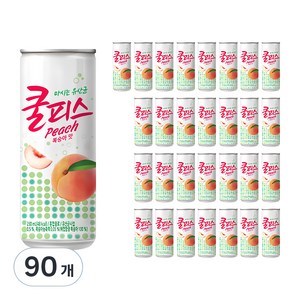 동원 마시는유산균 쿨피스 복숭아맛, 230ml, 90개