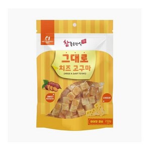 참좋은간식 그대로 치즈고구마 연어맛 큐브 250g, 연어, 1개