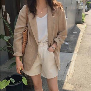 바잉바잉몰 여성린넨자켓 박시자켓 여름 오버핏 데일리