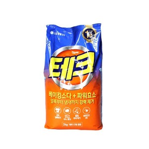 테크 세탁세제 가루세제 3kg 업소용 도매 대용량 분말, 1개