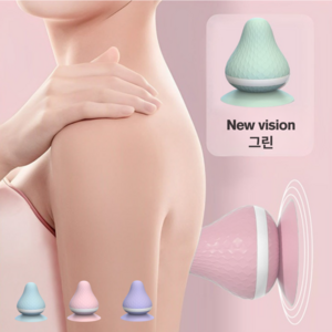 올위듀 흡착 마사지볼 강력 지압공, 1개, 그린