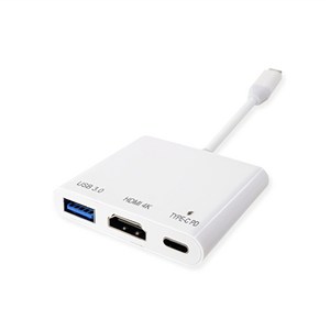 뉴비아 C타입 USB 3.0 멀티 포트 허브 c-hcu, 화이트, 1개