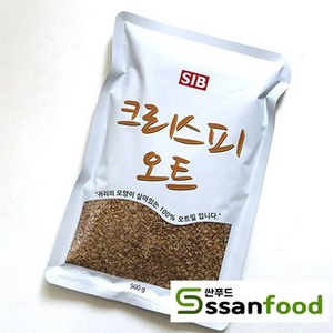 크리스피 오트 500g 오트밀 그래놀라 귀리 시리얼 선인, 1개