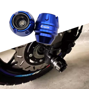 CHEKIS PCX FORZA NMAX XMAX 범용 앞바퀴 포크슬라이더, 블루