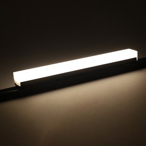 엘포스 LED TS라인 레일등 레일조명 라인조명, 1200MM/30W, 1개, 블랙-전구색