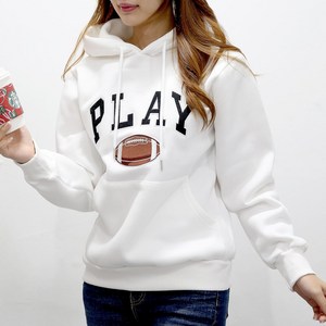 [당일발송] 여자친9 따뜻한 기모 유니크한 자수 빅사이즈(S~2XL) 포켓 후드맨투맨 16칼라-국내제작