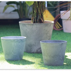 사고오고 플라스틱 인테리어 북유럽 화분 꽃화분 거실 화분, 1개, 베이지 D