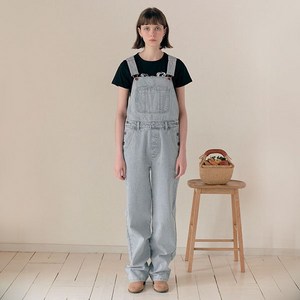 로라로라 DENIM OVERALL 팬츠