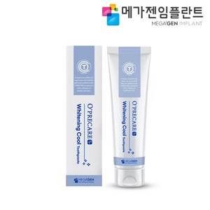 메가젠 오프리케어 치아 치과 미백 치약 명품 화이트닝 과산화수소 착색제거 100g, 1개