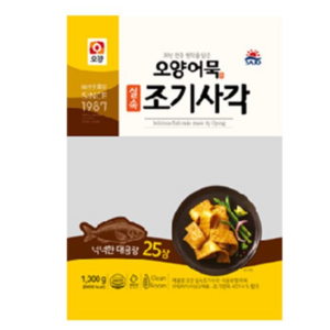 오양 실속조기사각어묵 냉장 1kg (40g ), 1개