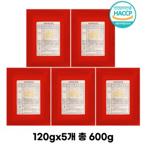 떡킹 맛집 떡볶이 분말소스 매콤한 맛, 5개, 120g
