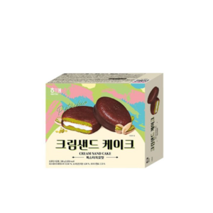 해태 크림샌드 케이크 피스타치오맛, 2개, 336g