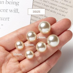 [세르쯔 정품] 4C cotted pearls 진주귀걸이 10mm 12mm 14mm