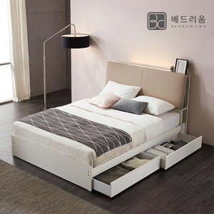 [금성침대 X 베드리움] [베드리움] 수납 서랍 침대 SS 매트제외, 상세 설명 참조, 상세 설명 참조