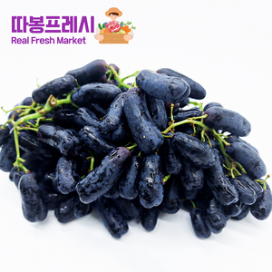 따봉프레시 백화점용 3차선별 고당도 블랙사파이어 가지포도, 1개, 2kg