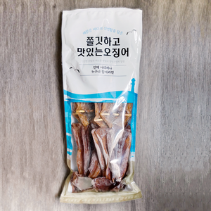 짜지않은 쫄쫄이 마른오징어, 1개, 6-10미(300g내외)